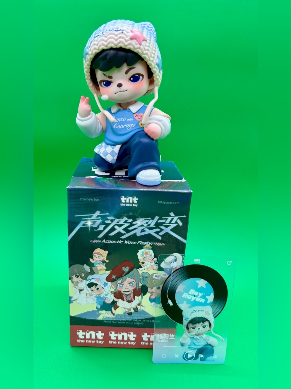 Rayan Collectible Vinyl Figure - Blue & White Knit Hat Edition